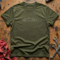 Horizon Runner T-Shirt - Military Green