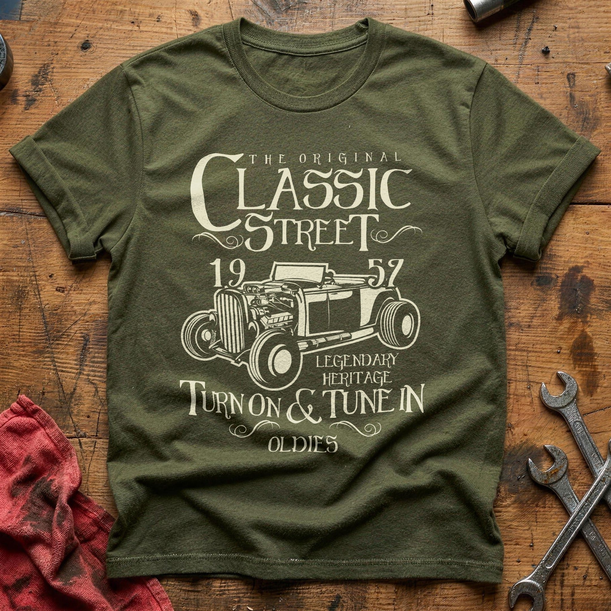Hot rod classic T-Shirt - Military Green