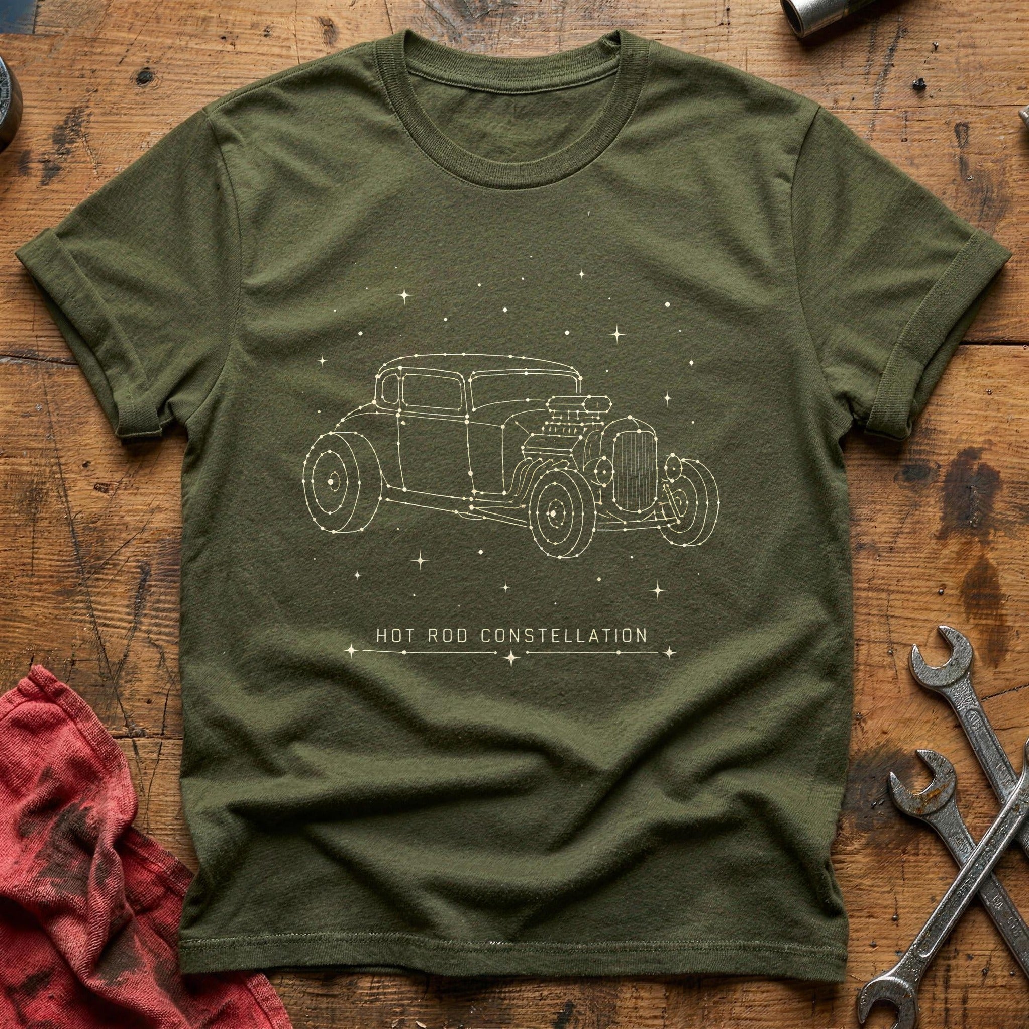 Hot Rod Constellation 21 T-Shirt - Military Green