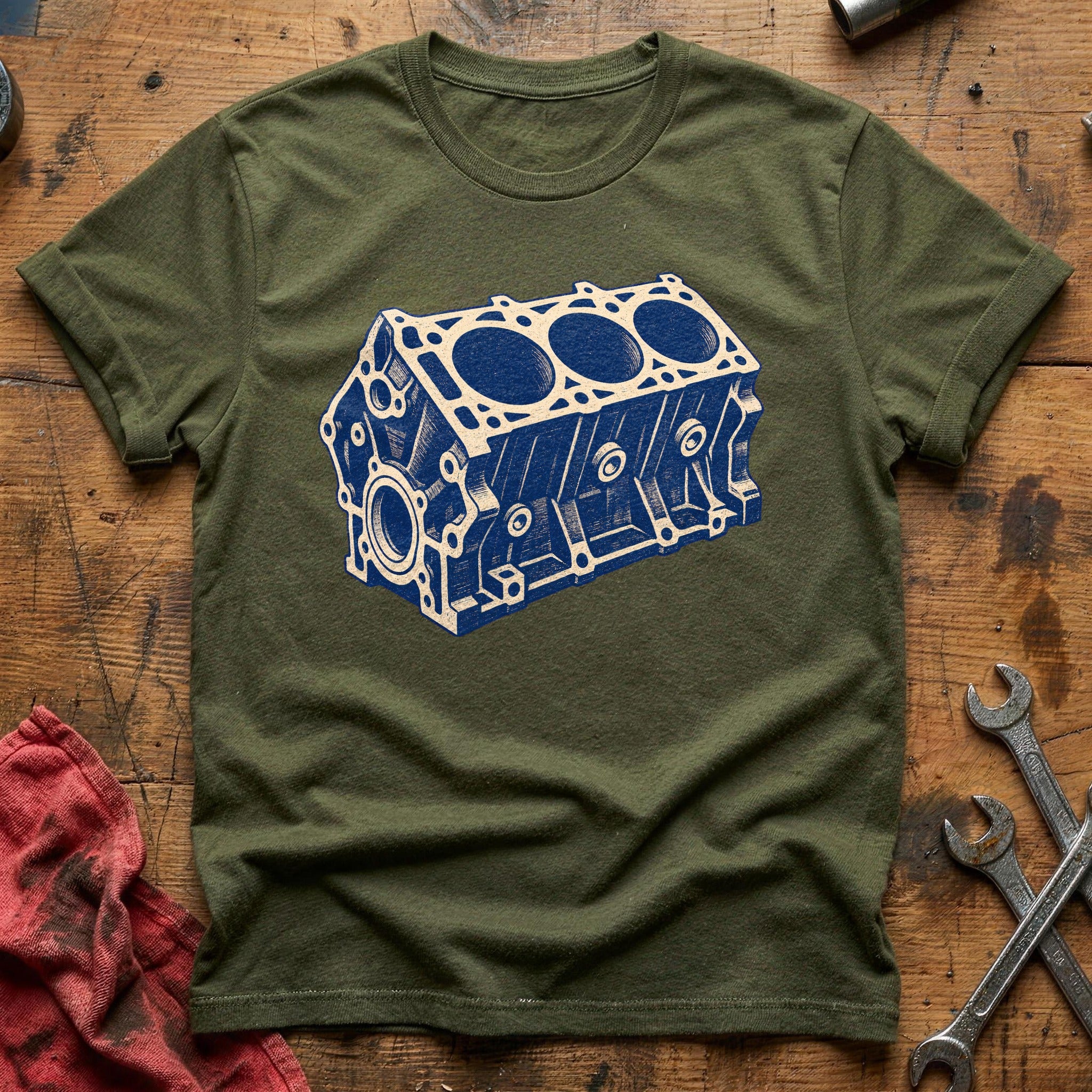 Iron Heart T-Shirt - Military Green