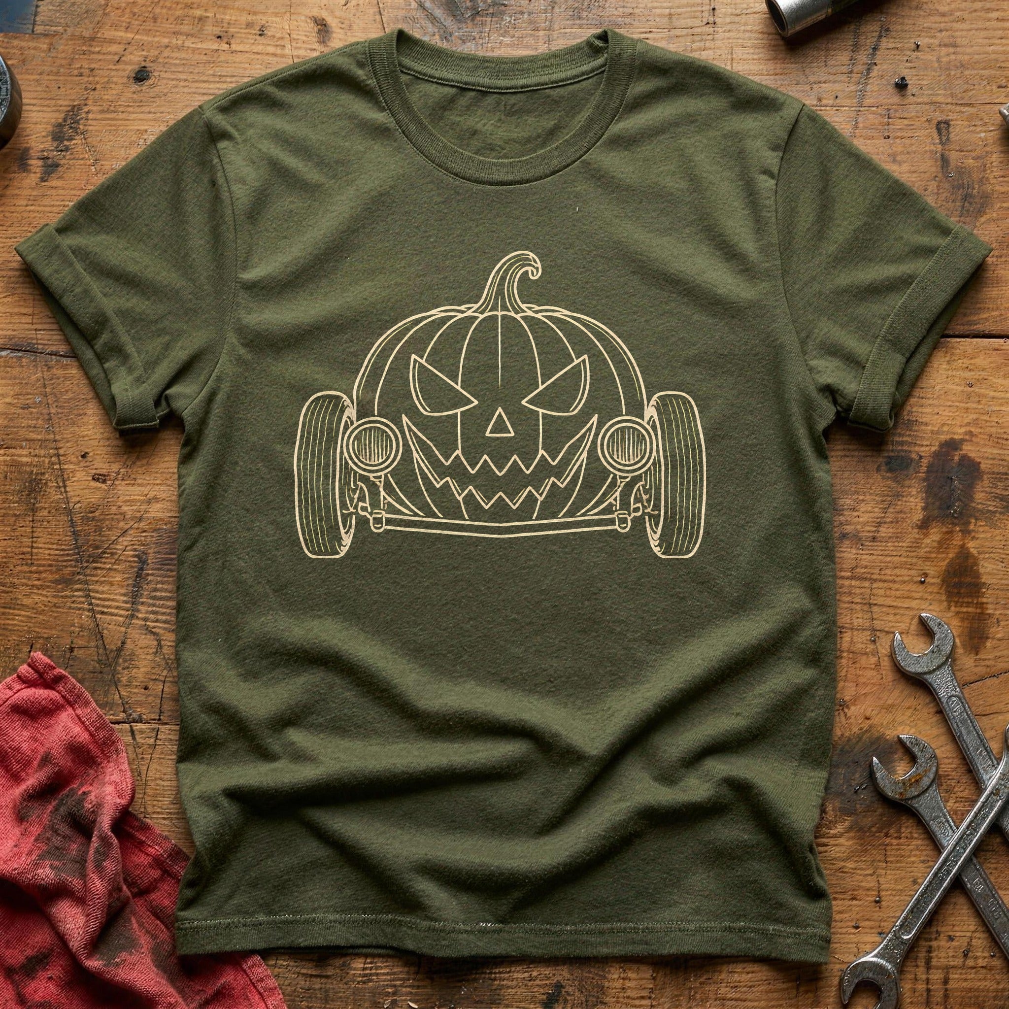 Jackolantern Grille 14 T-Shirt - Military Green