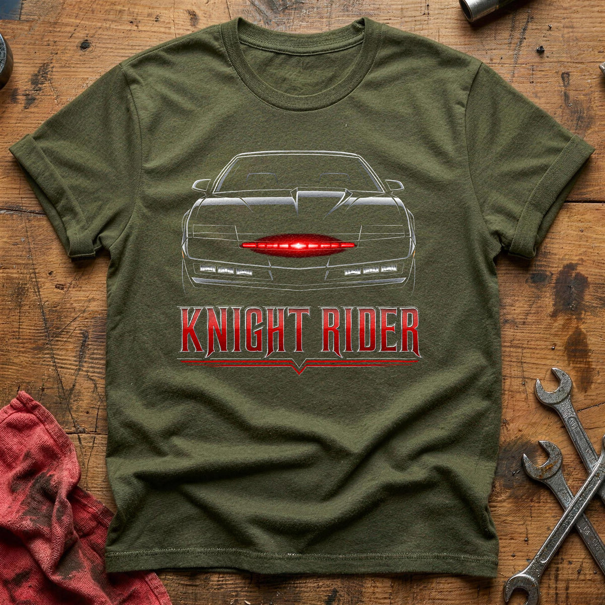 Knight Rider 59 T-Shirt - Military Green