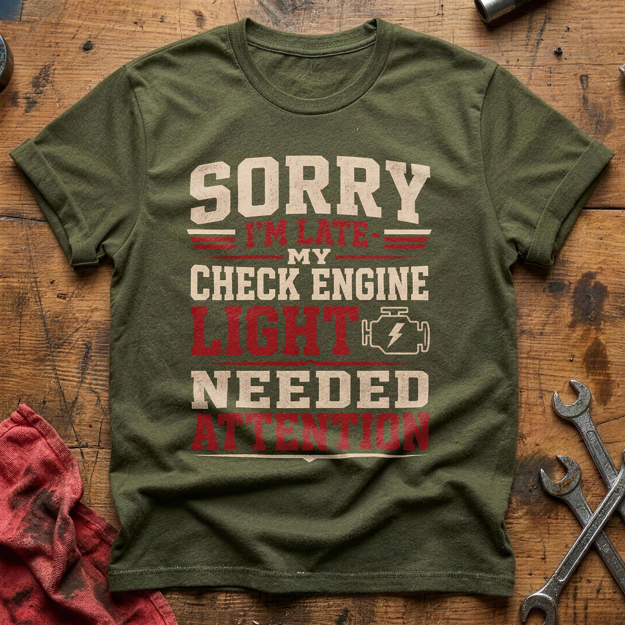 Late-night Diagnostics - Military Green