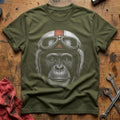 Leather & Thrust T-Shirt - Military Green
