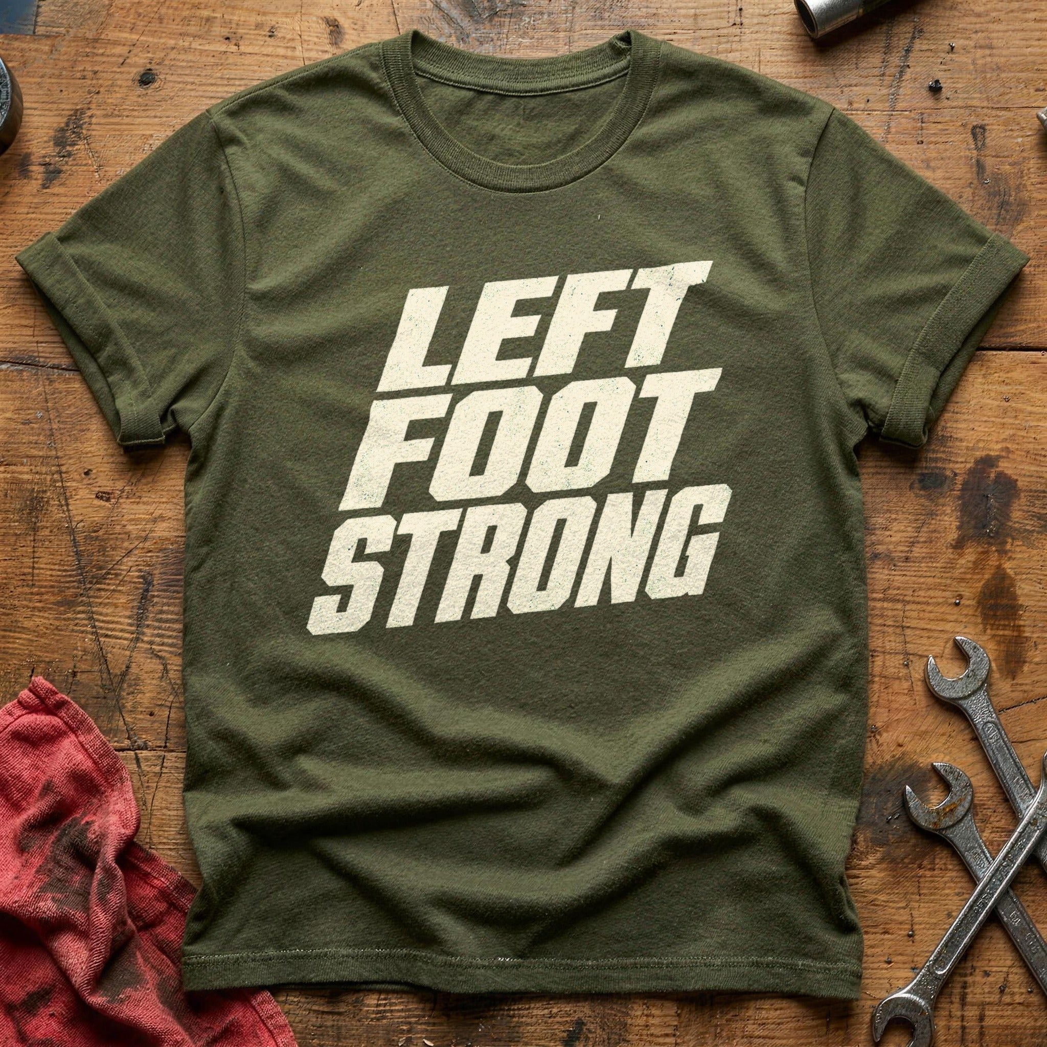 Left Foot Braking - Military Green