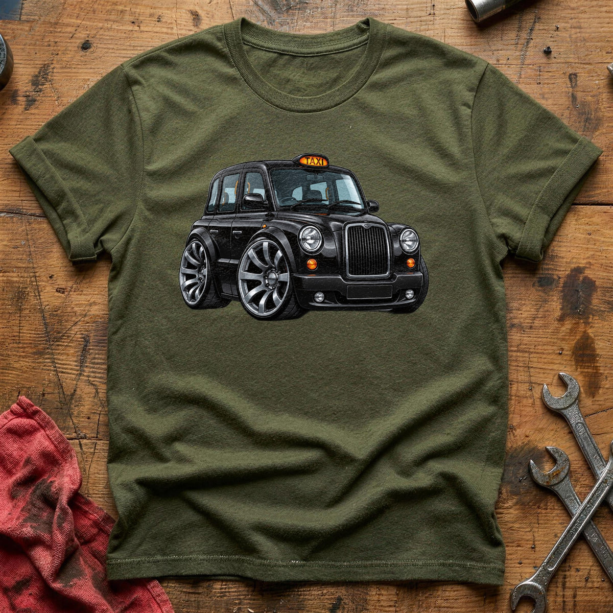 London Taxi 71 T-Shirt - Military Green