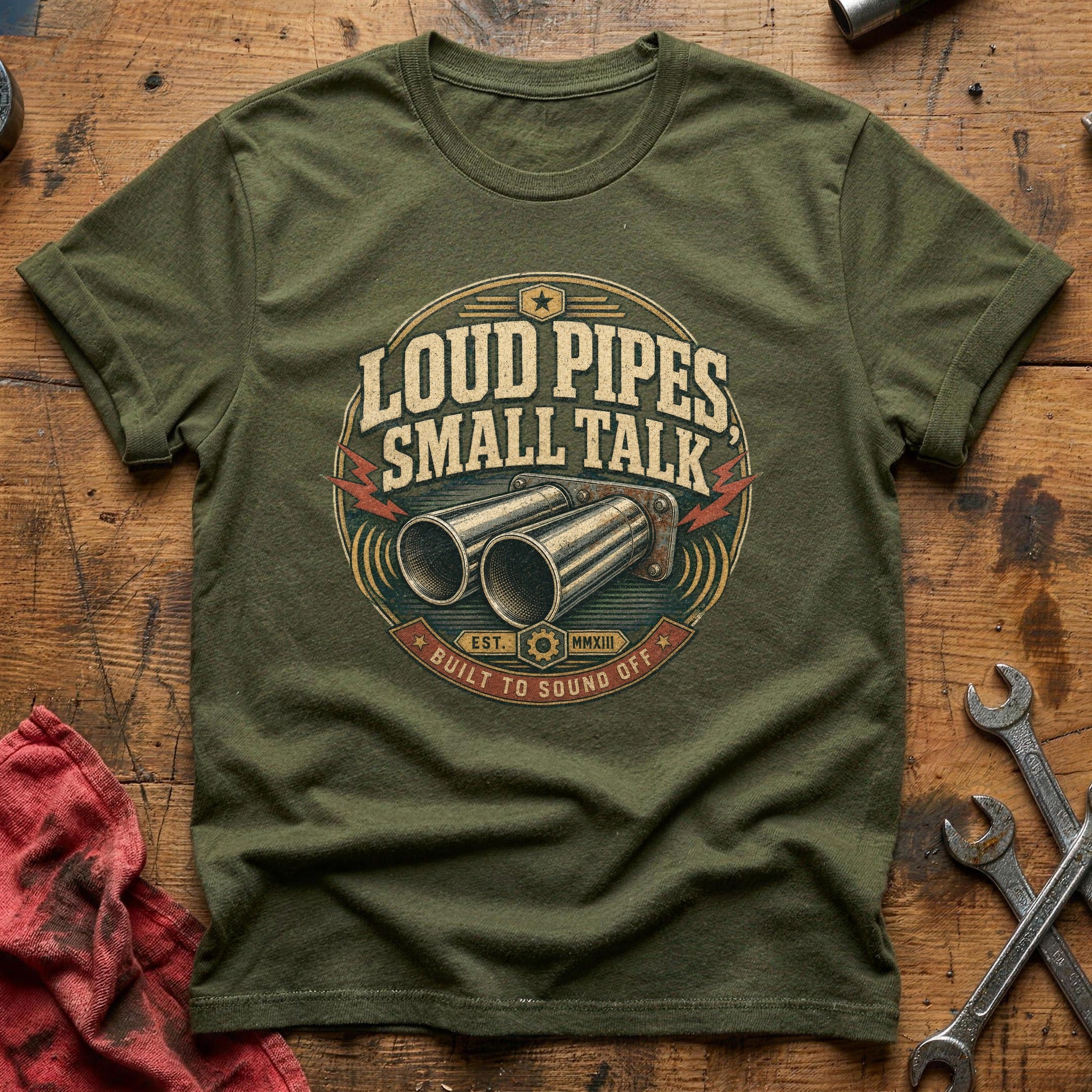 Loud Pipes, Small Talk - Military Green