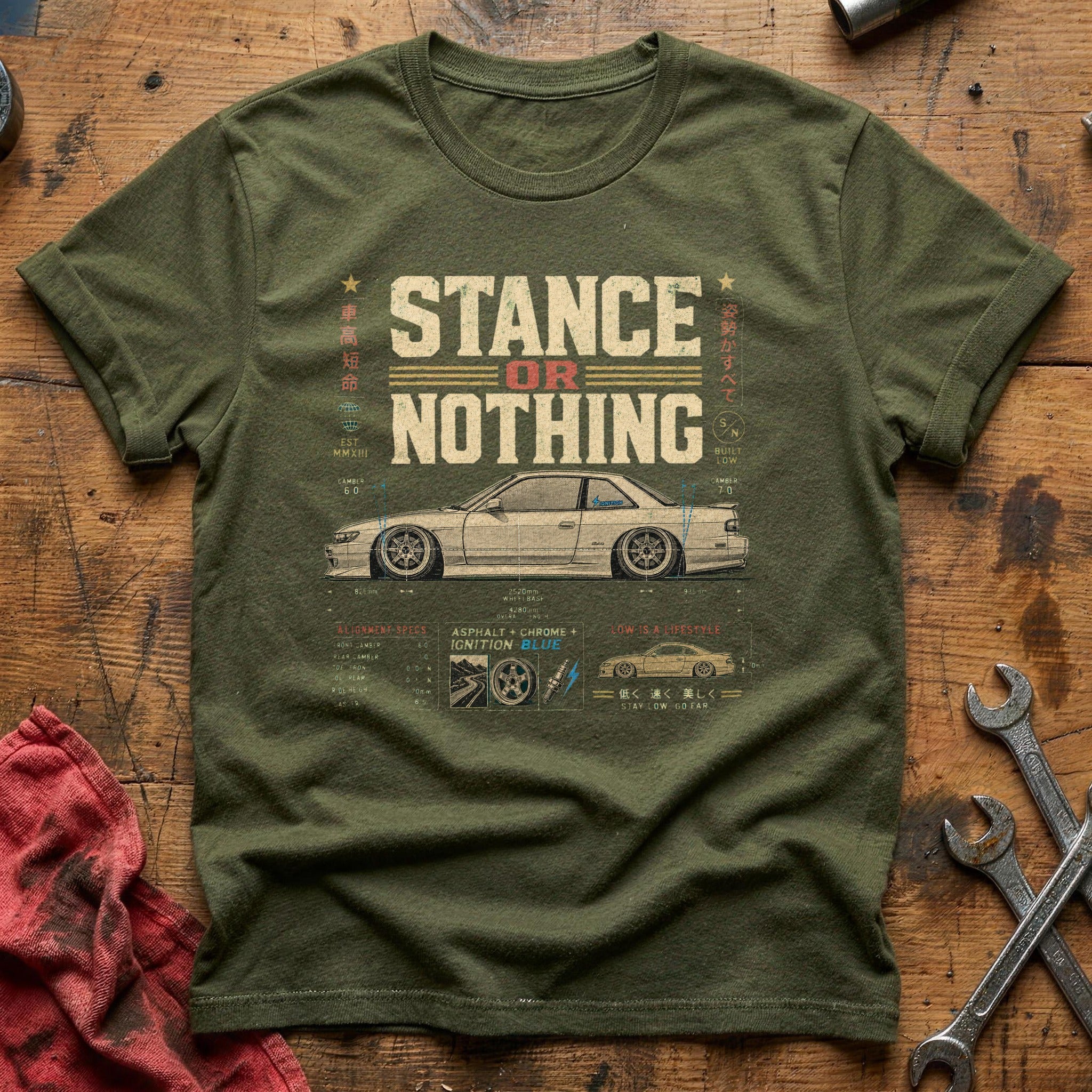 Low Or Nothing - Military Green