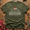 Lowrider Christmas Lights 25 T-Shirt - Military Green