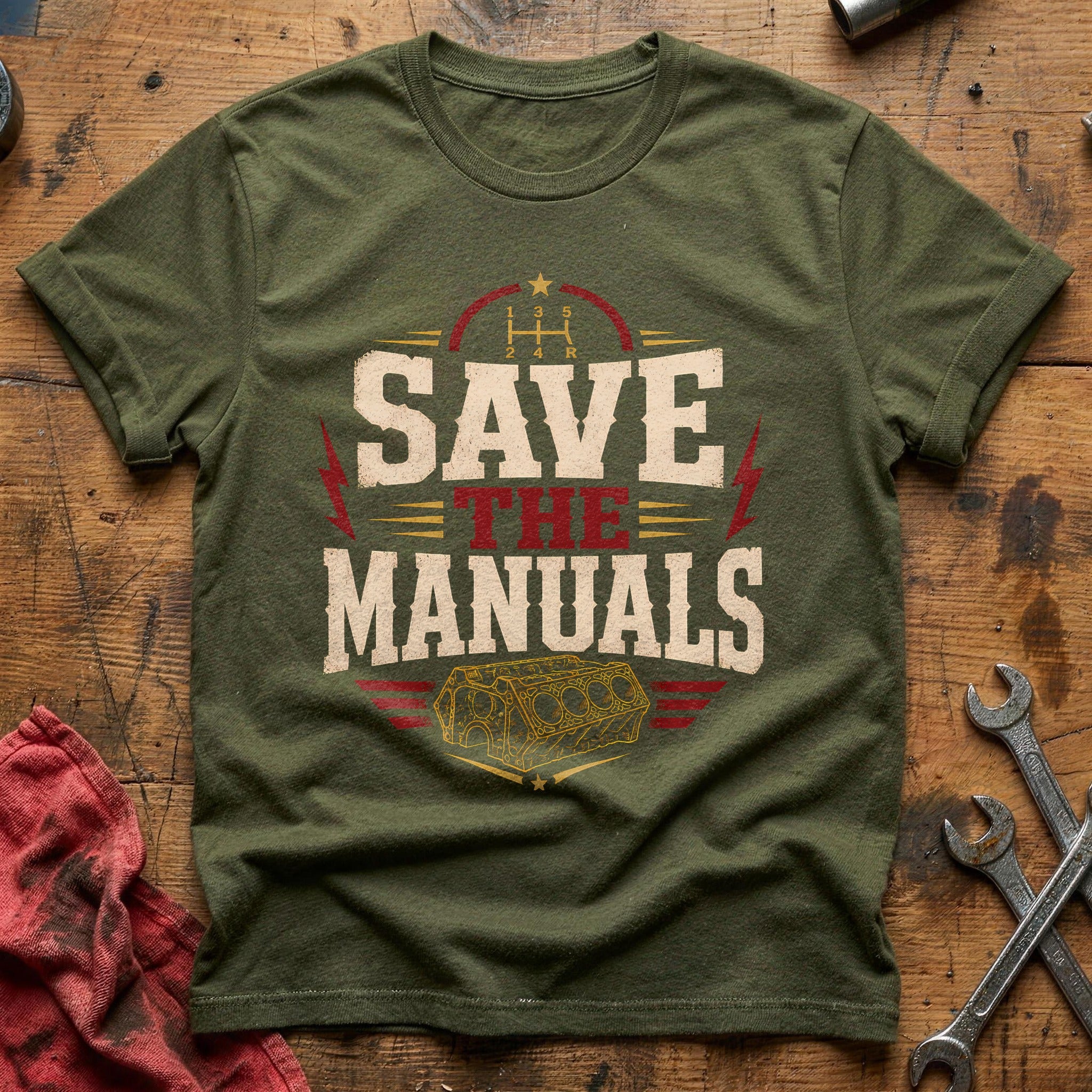 Manual Transmission Pride - Military Green