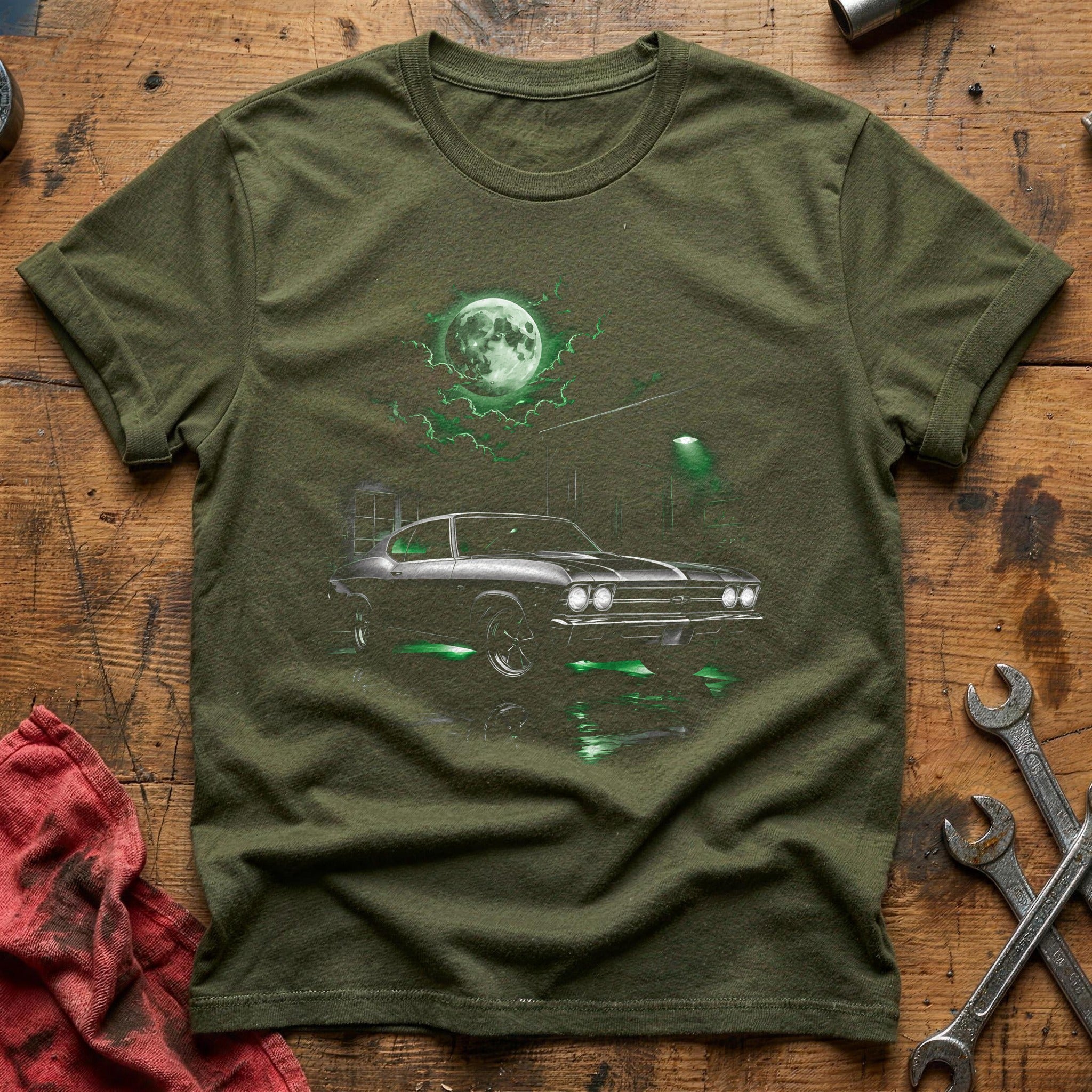 Midnight Cruiser T-Shirt - Military Green