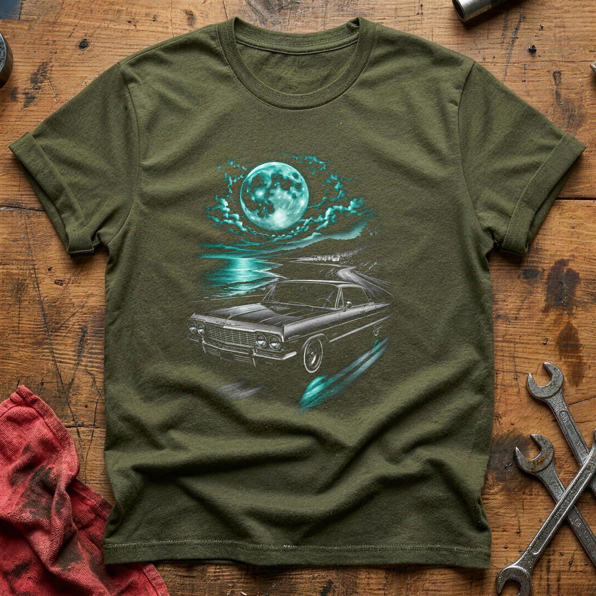 Moonlight Cruiser 21 T-Shirt - Military Green