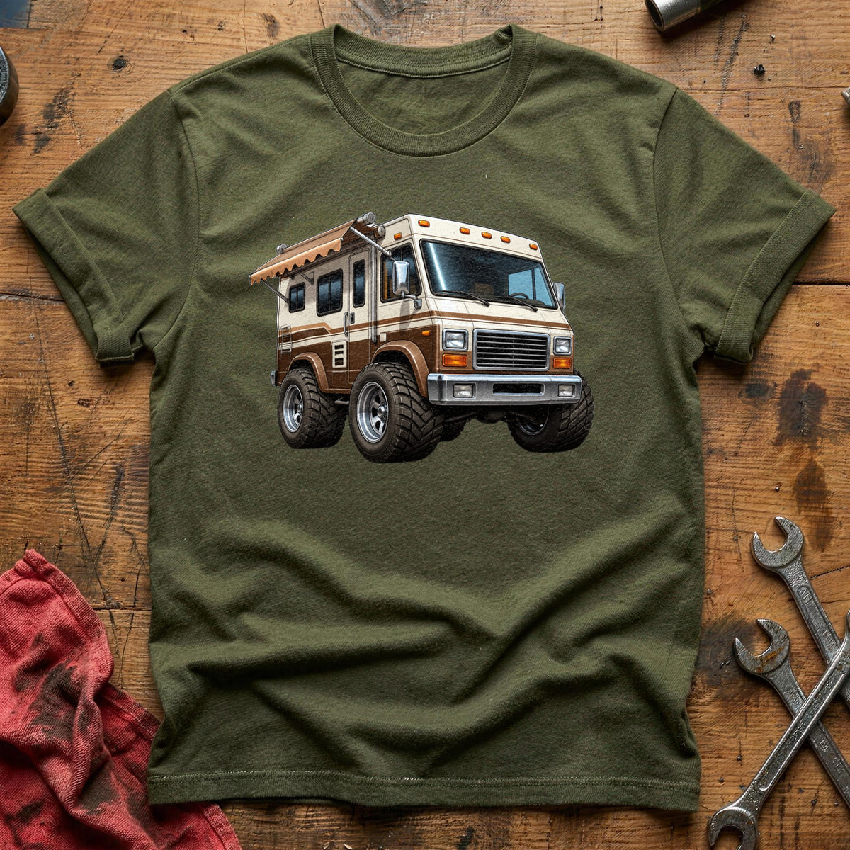 Motorhome 85 T-Shirt - Military Green