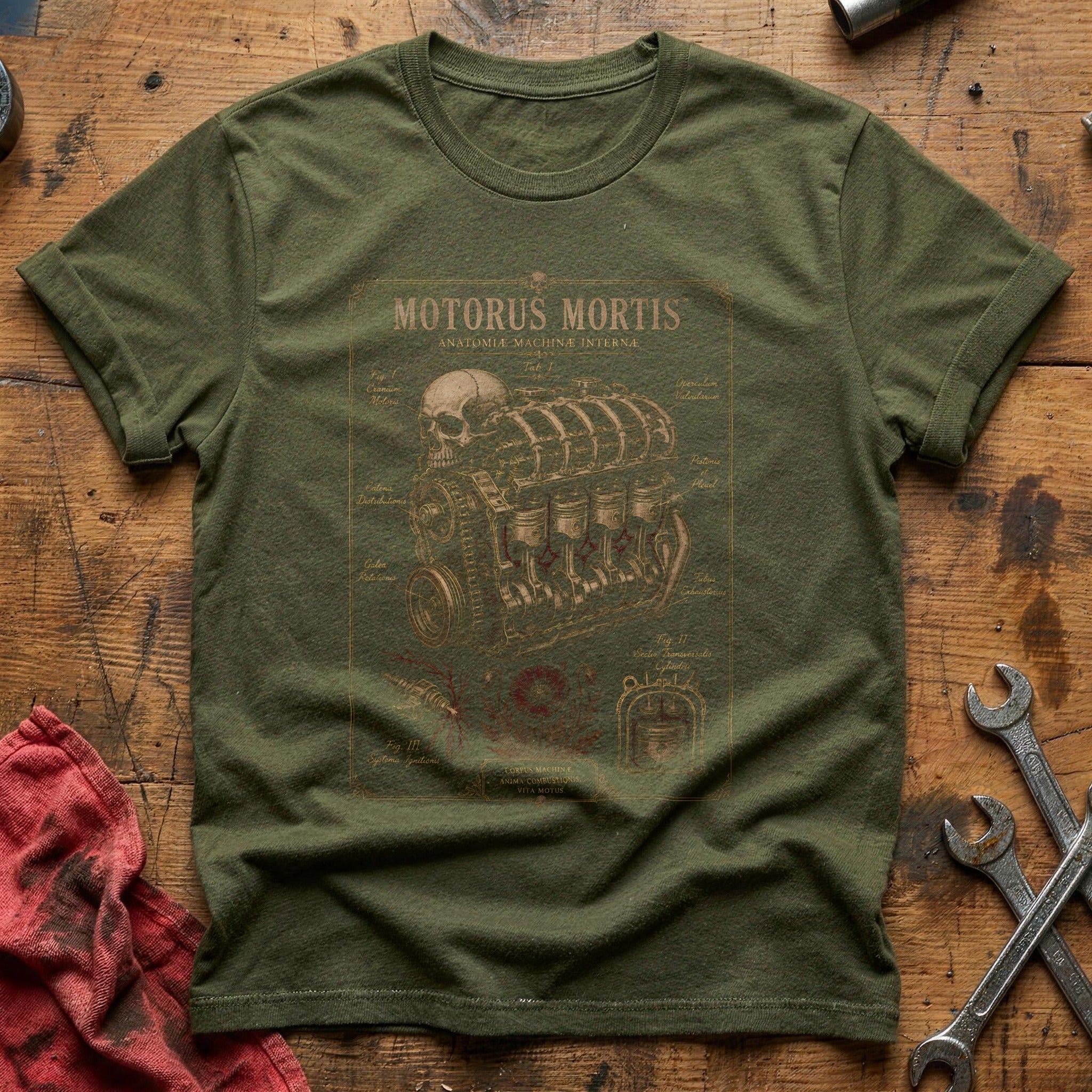 Motorus Mortis 94 T-Shirt - Military Green
