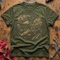 Mountain Blossom Run - Military Green