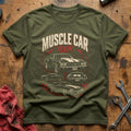 Muscle Car Tour Bootleg 29 T-Shirt - Military Green