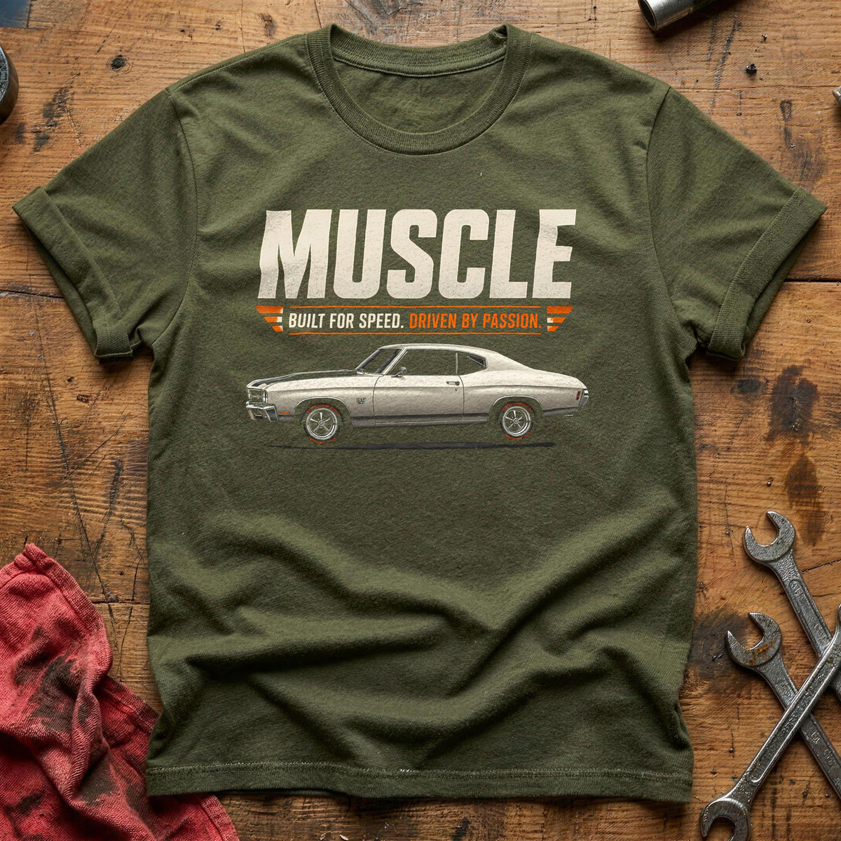 Muscle Tribute 72 T-Shirt - Military Green