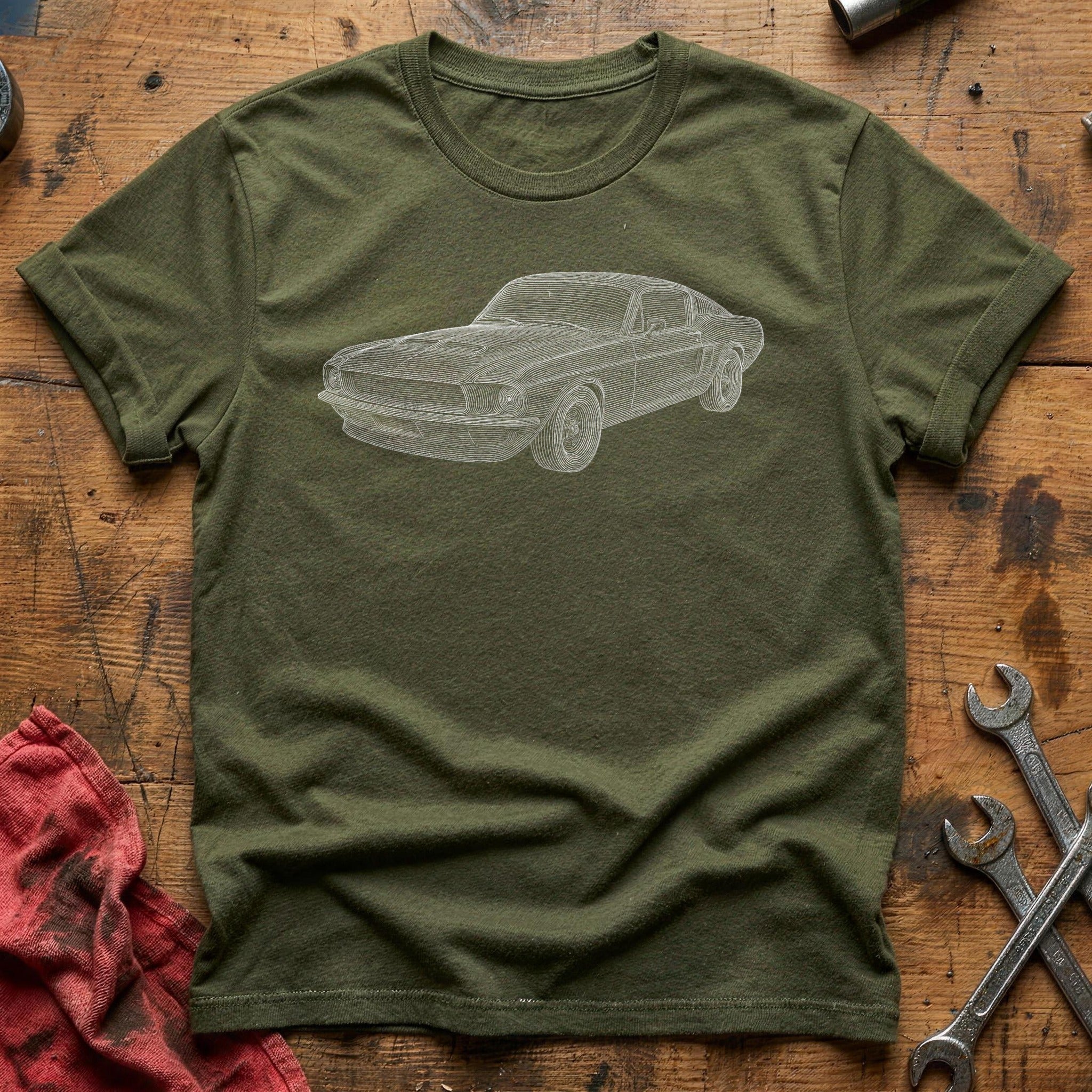 Muscle & Linework - Military Green