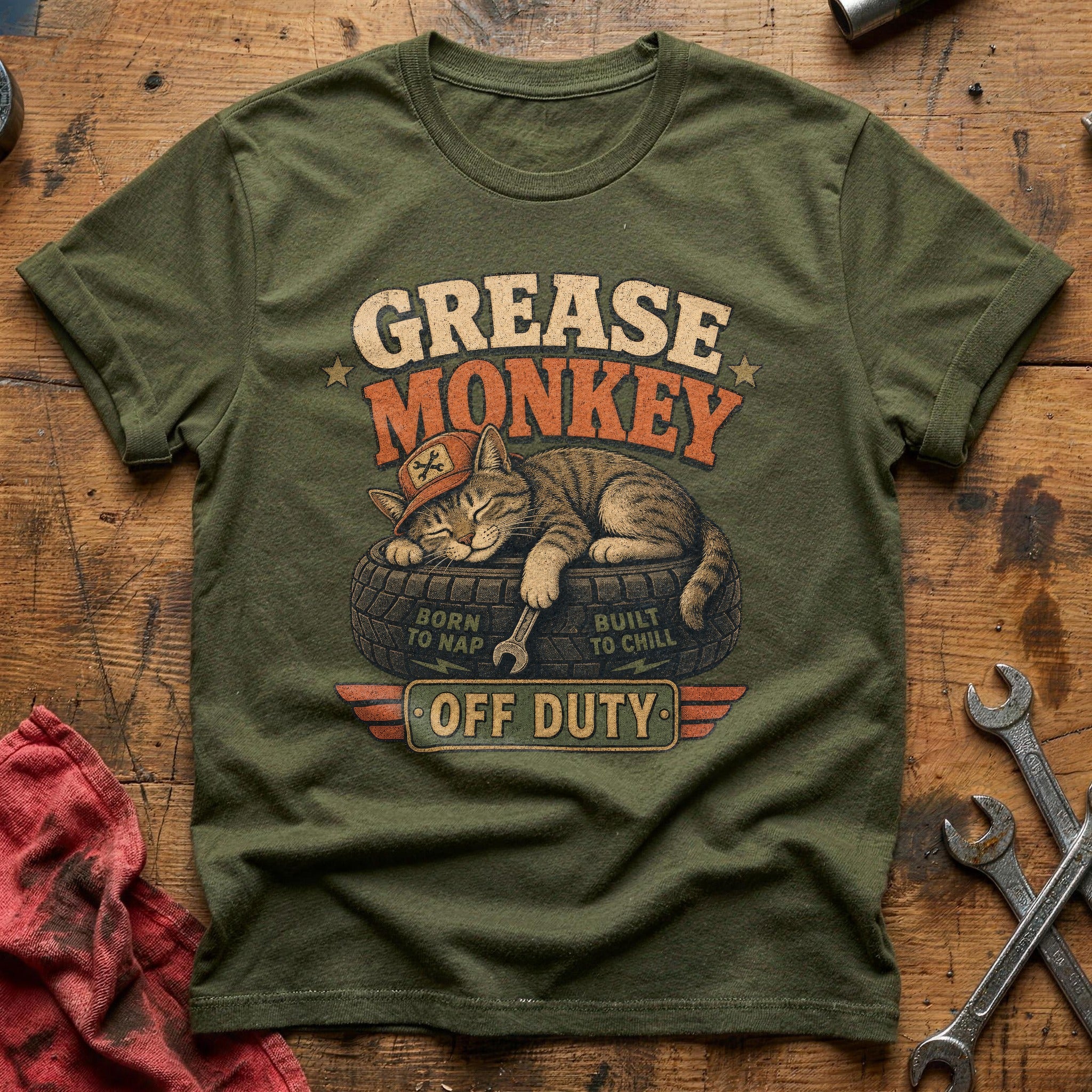 Off Duty T-Shirt - Military Green