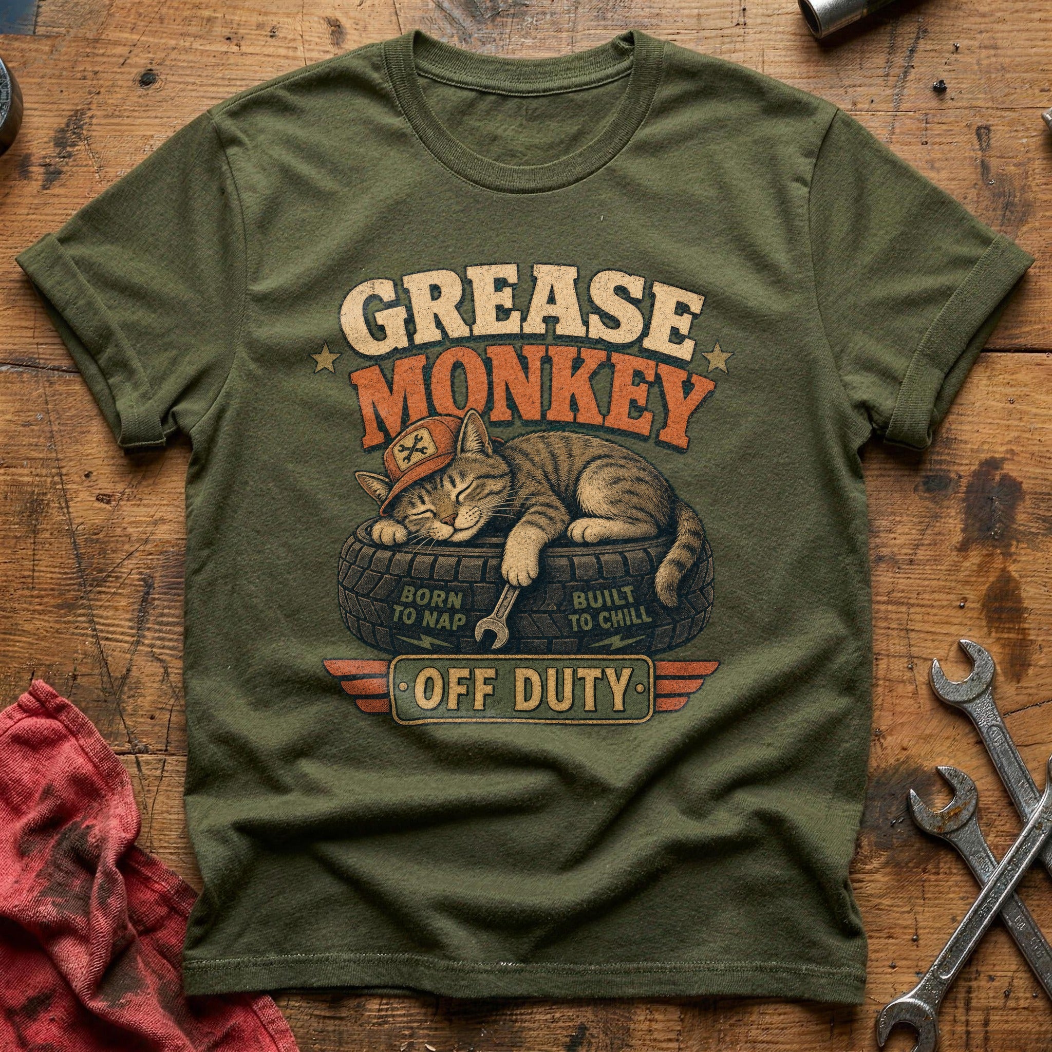 Off Duty Nap - Military Green