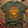 Open Road Surreal 31 T-Shirt - Military Green
