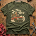 Outrun The Oven 6 T-Shirt - Military Green