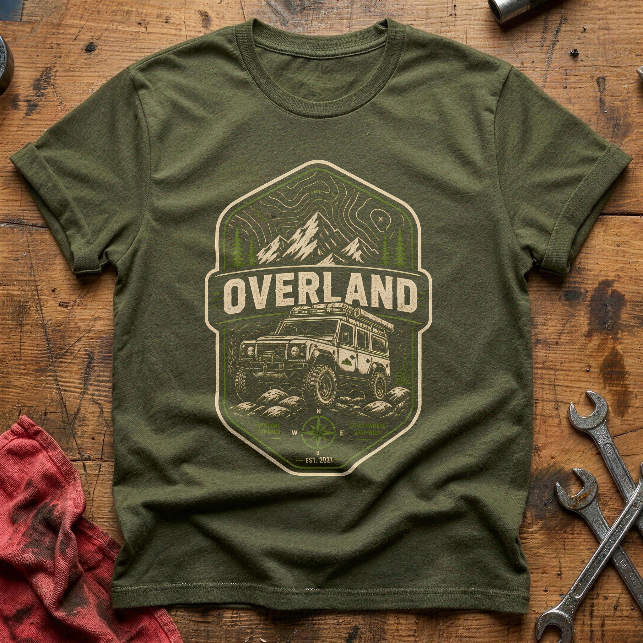 Overland T-Shirt - Military Green