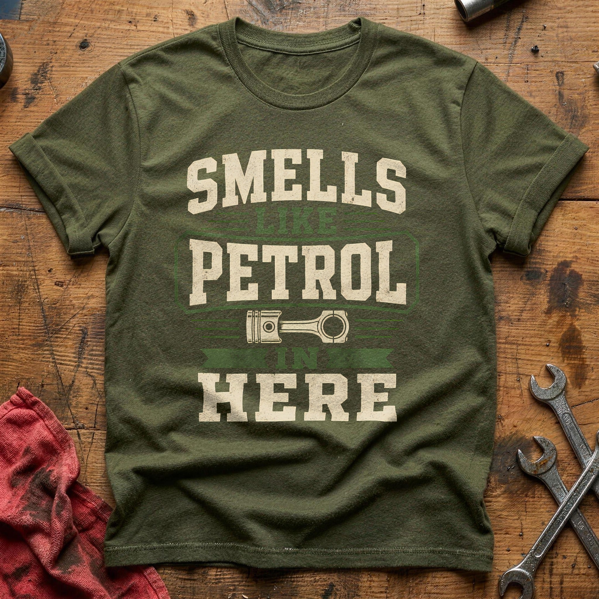 Petrol In Here - Military Green