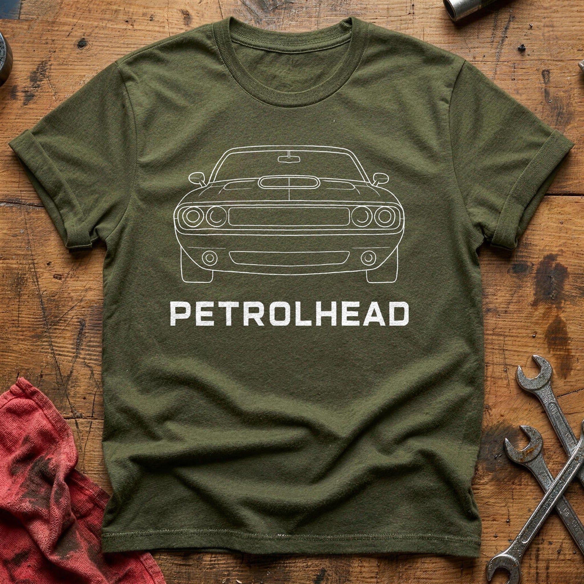 Petrolhead 60 T-Shirt - Military Green