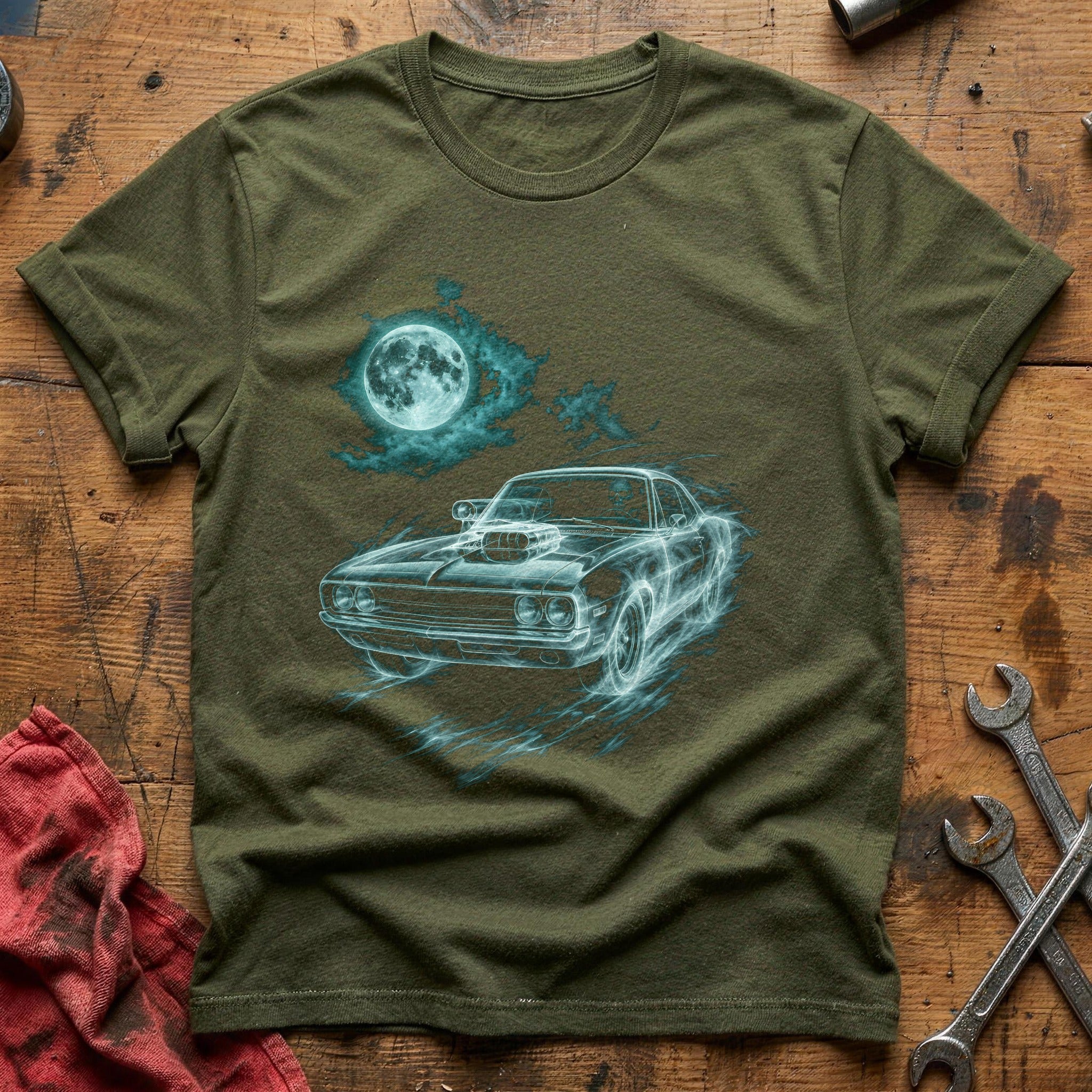 Phantom Spectral Hotrod 33 T-Shirt - Military Green