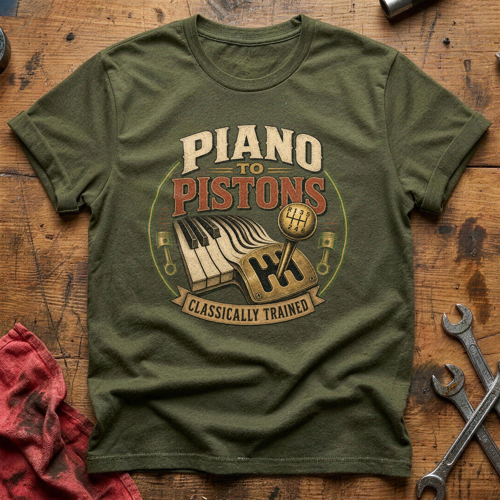 Piano To Pistons - Military Green