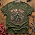 Piston & Pride T-Shirt - Military Green