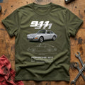 Porsche 911 61 T-Shirt - Military Green