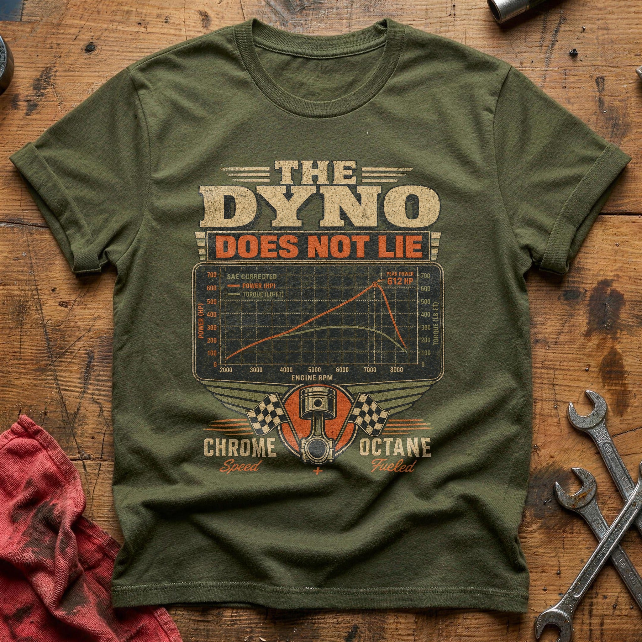 Power Curve Truth T-Shirt - Military Green