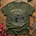 Psychobilly hotrod T-Shirt - Military Green