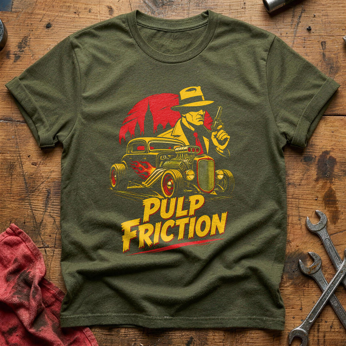 Pulp Friction 96 T-Shirt - Military Green