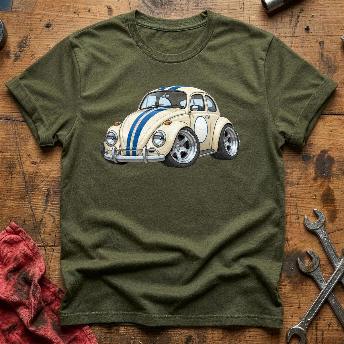 Racing Bug 82 T-Shirt - Military Green