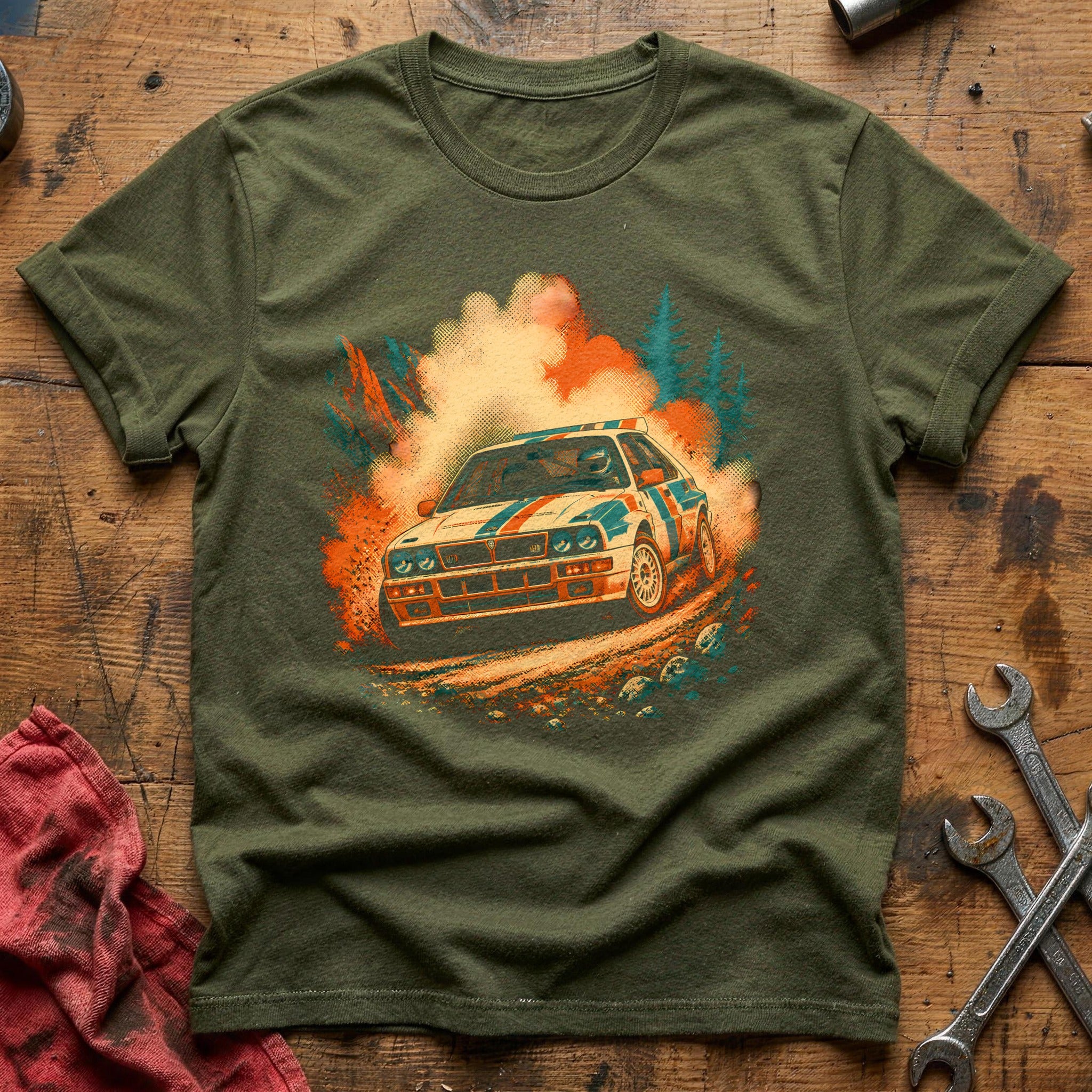 Rally Riso 10 T-Shirt - Military Green
