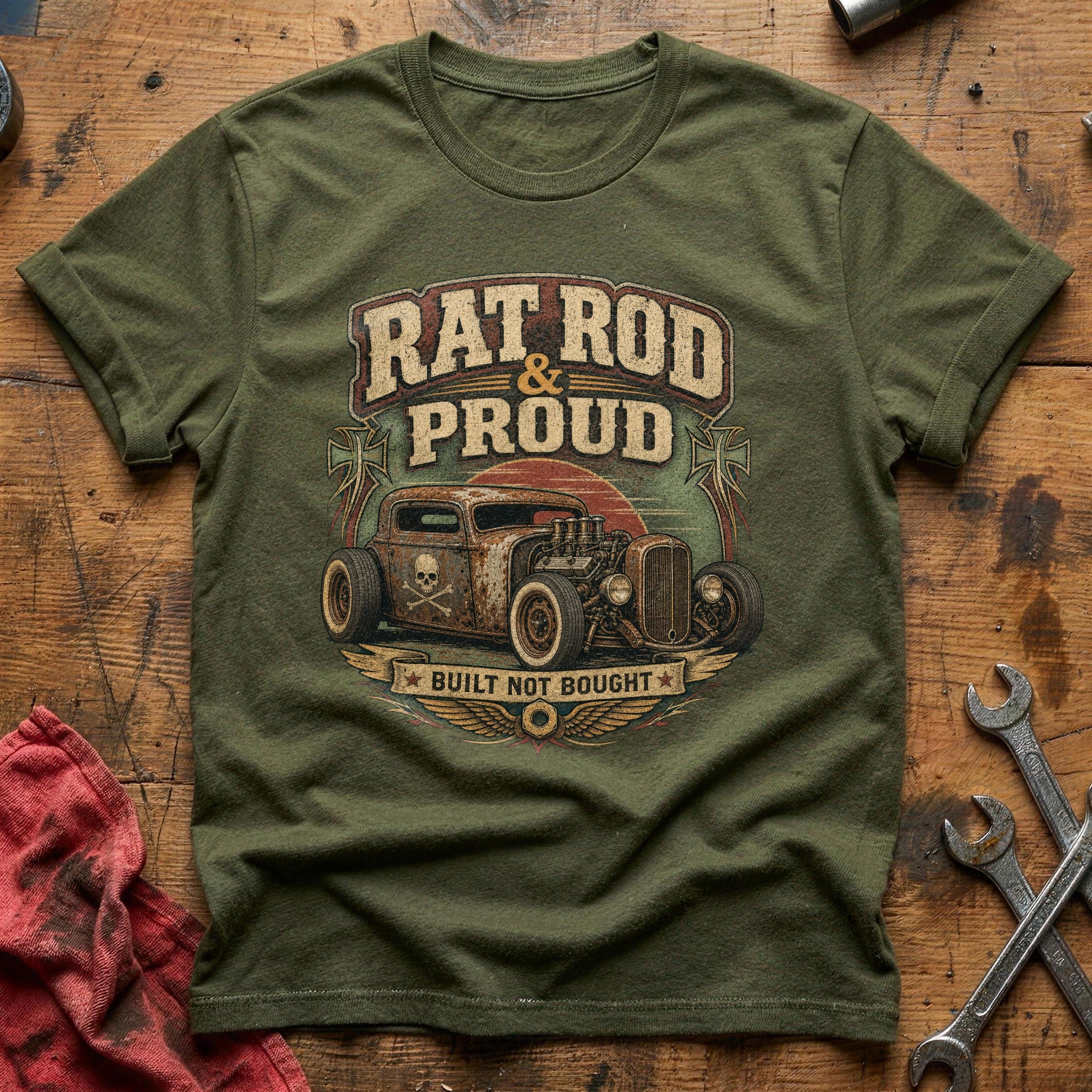Rat Rod Proud - Military Green