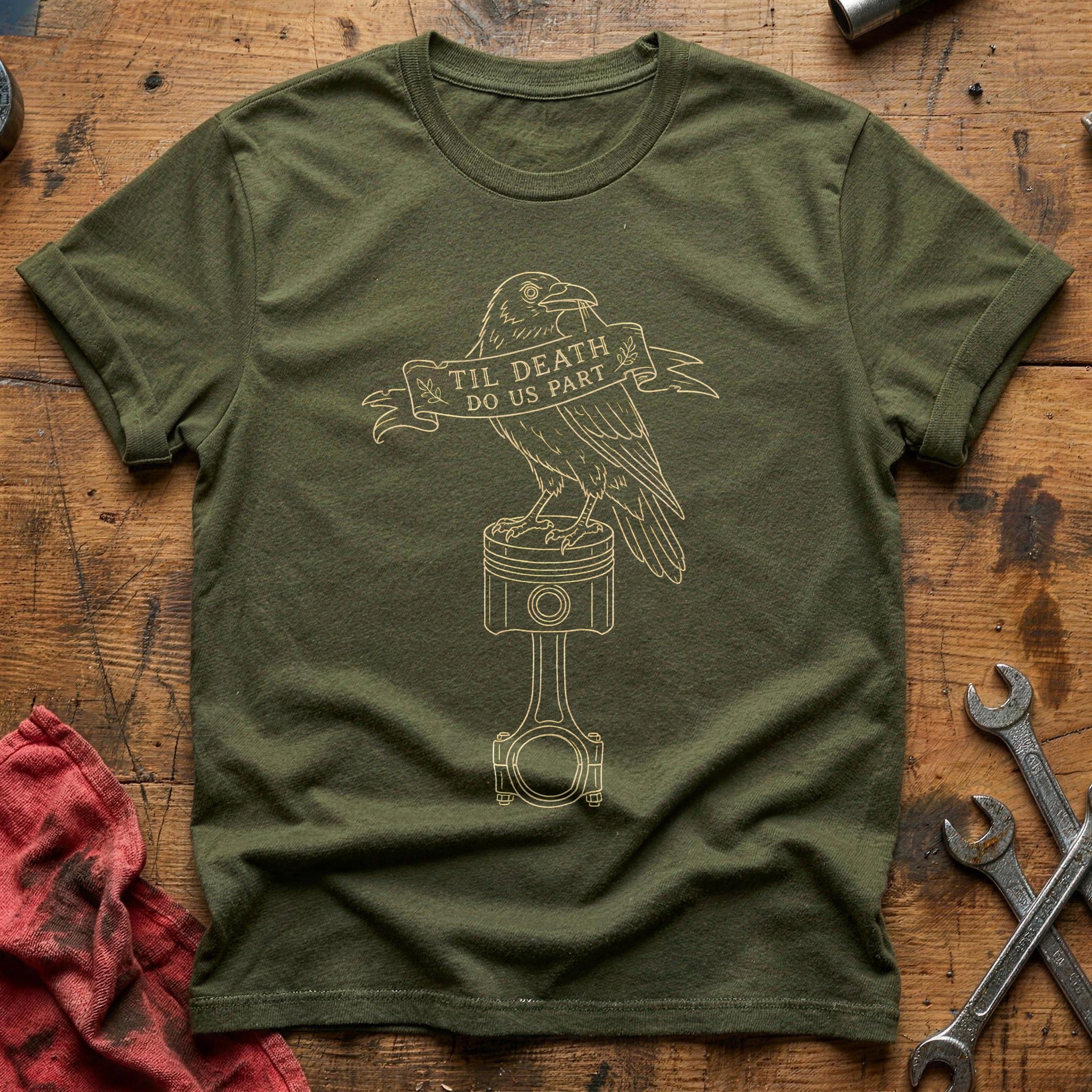 Raven Piston 94 T-Shirt - Military Green