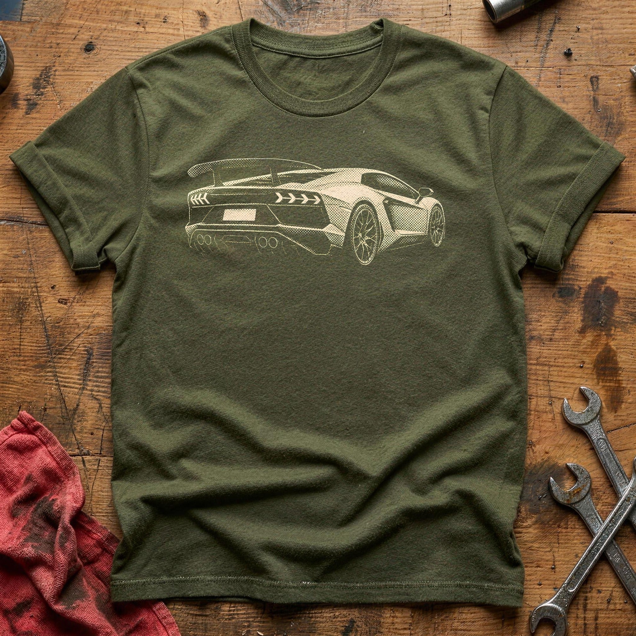 Rear Wing Royalty - Military Green