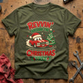 Revvin' Around The Christmas Tree 49 T-Shirt - Military Green