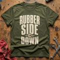 Rubber Side Down - Military Green