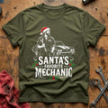Santa's Favorite Mechanic 20 T-Shirt - Military Green
