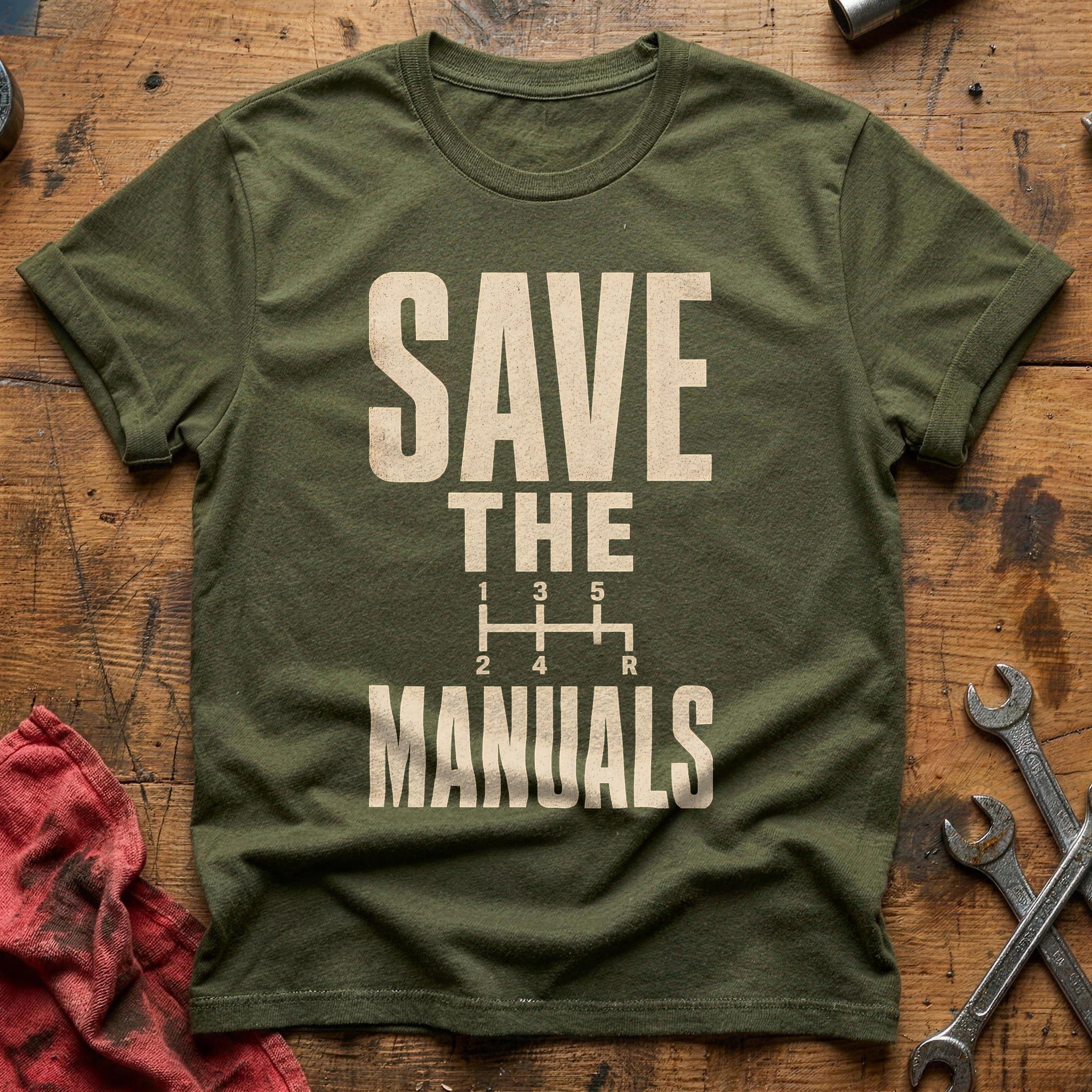 Save The Manuals - Military Green