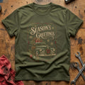 Season's Greetings 84 T-Shirt - Military Green