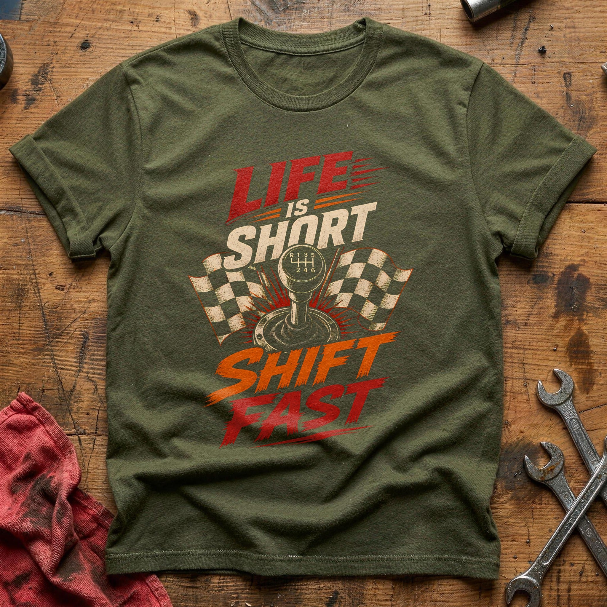 Shift Fast 63 T-Shirt - Military Green