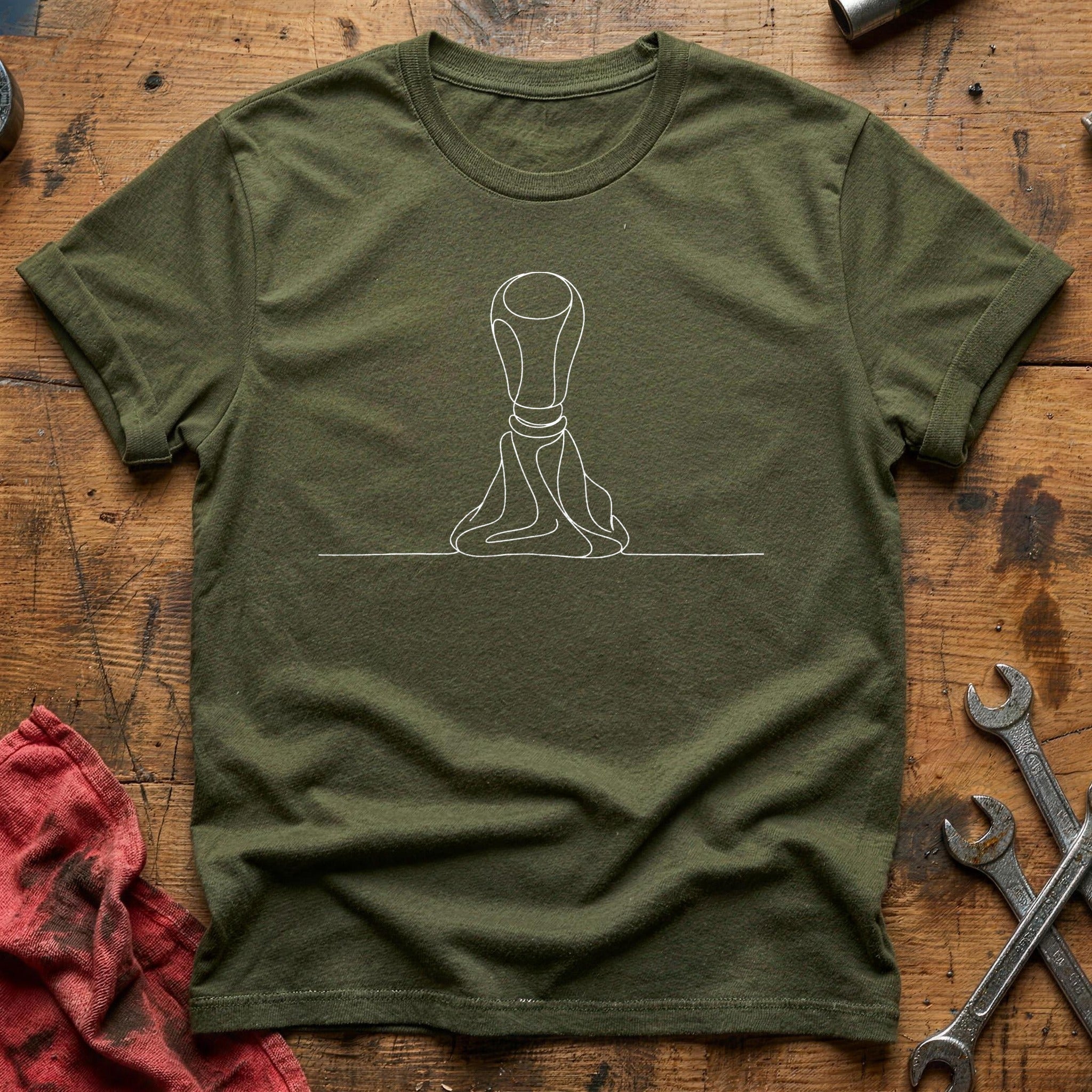 Shift Lever T-Shirt - Military Green