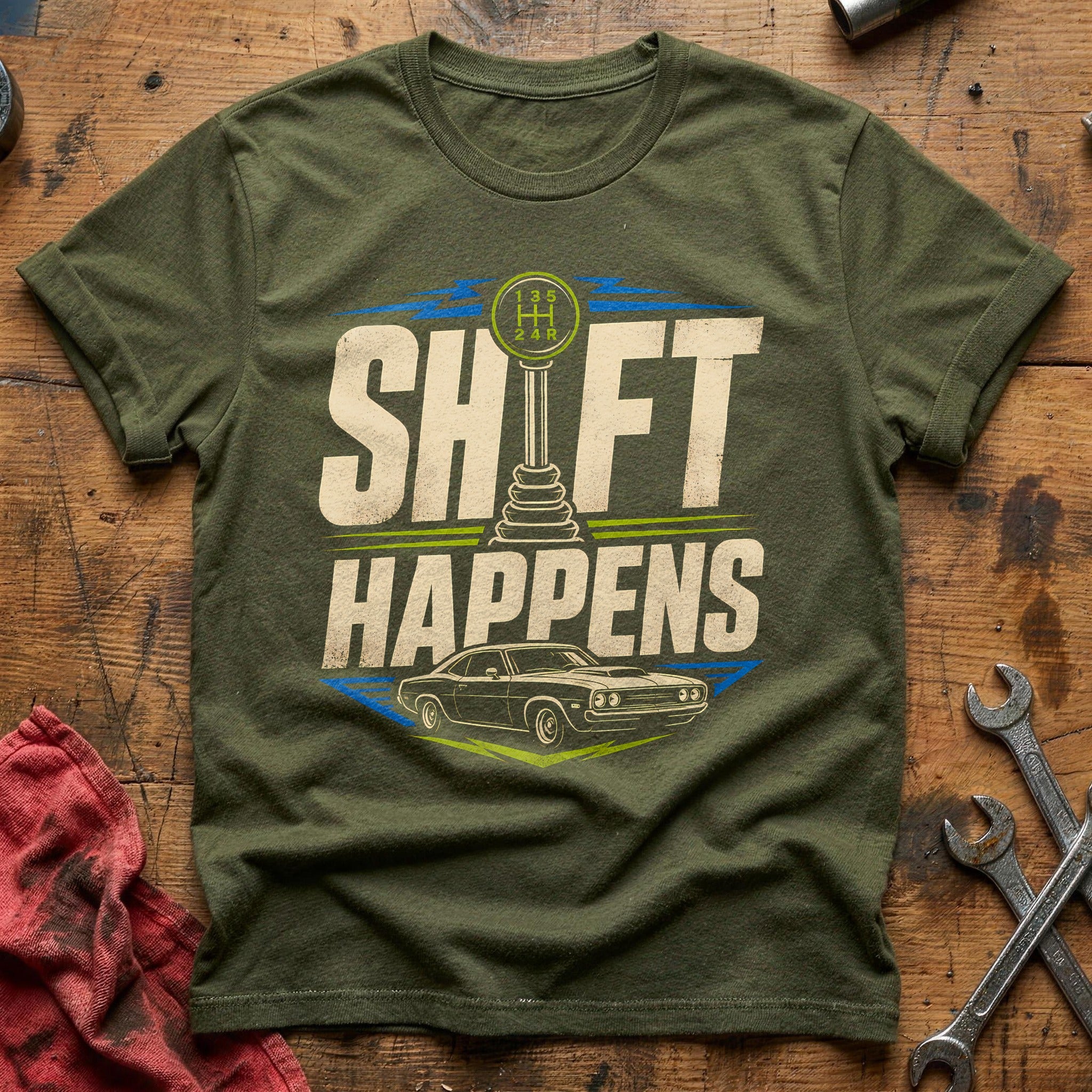Shift & Happen - Military Green