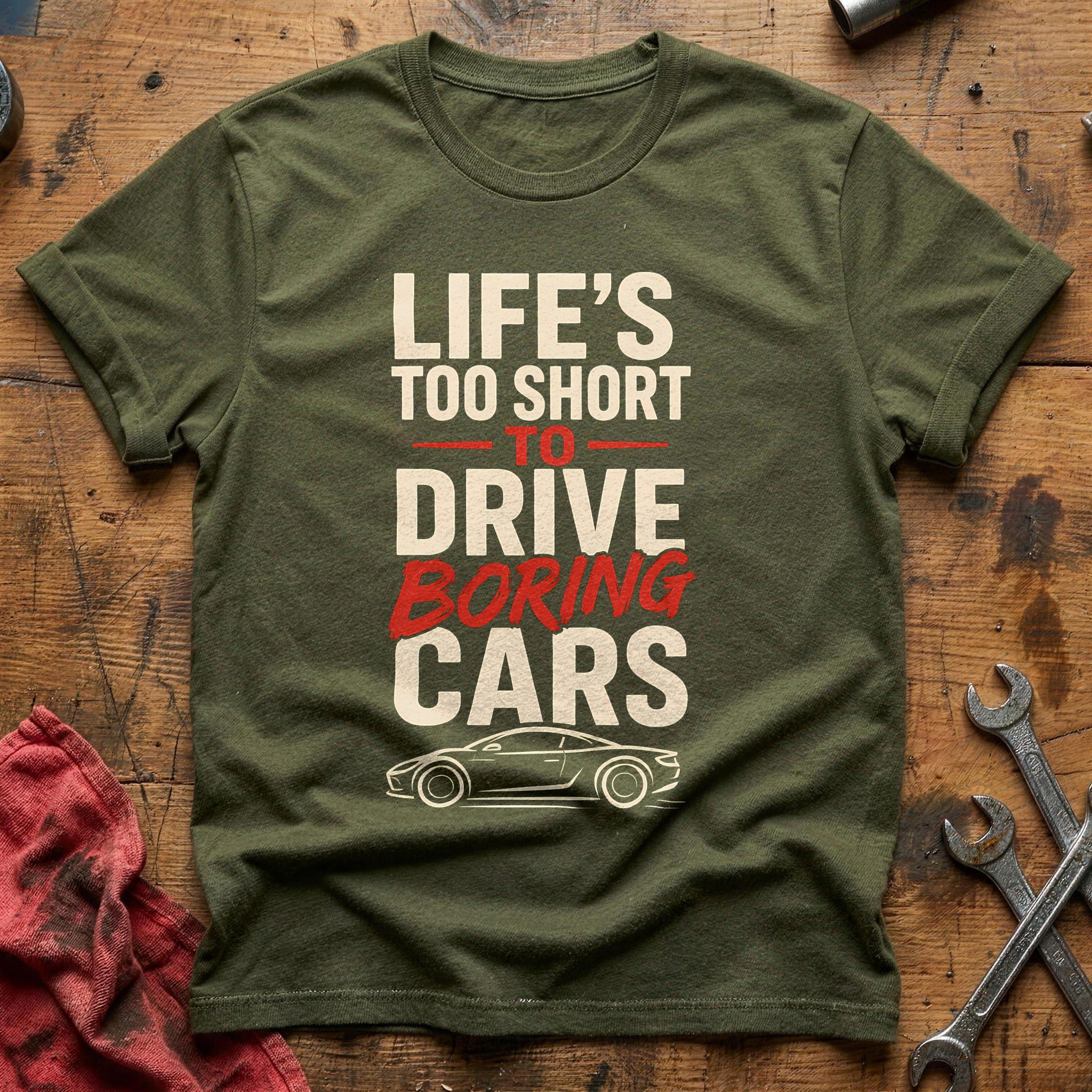 Short On Patience - Military Green